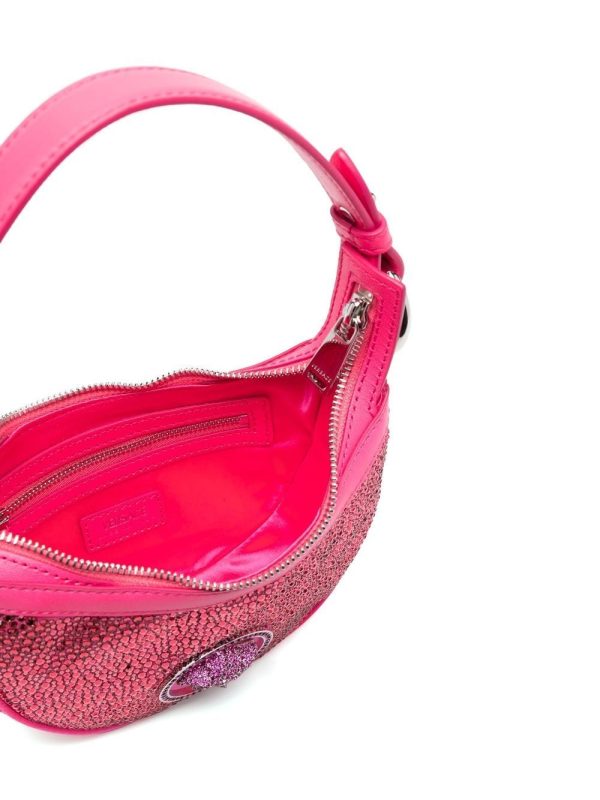 Versace Repeat crystal-embellished shoulder bag - Image 6
