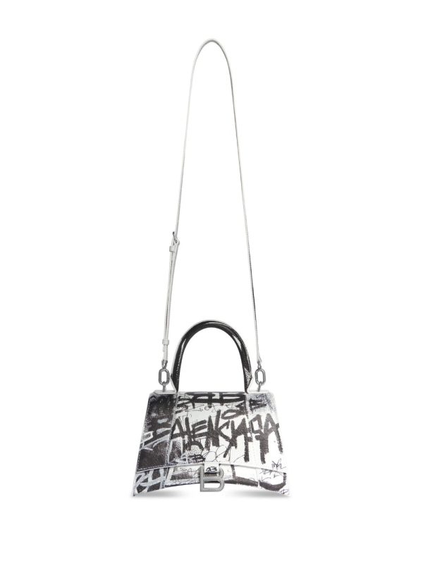 Balenciaga graffiti-print leather shoulder bag - Image 6