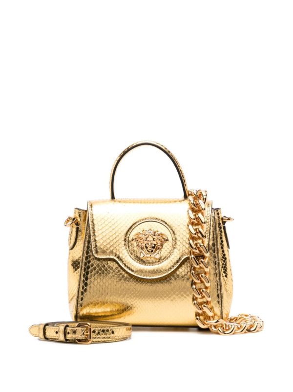 Versace small La Medusa python-effect tote bag - Image 5