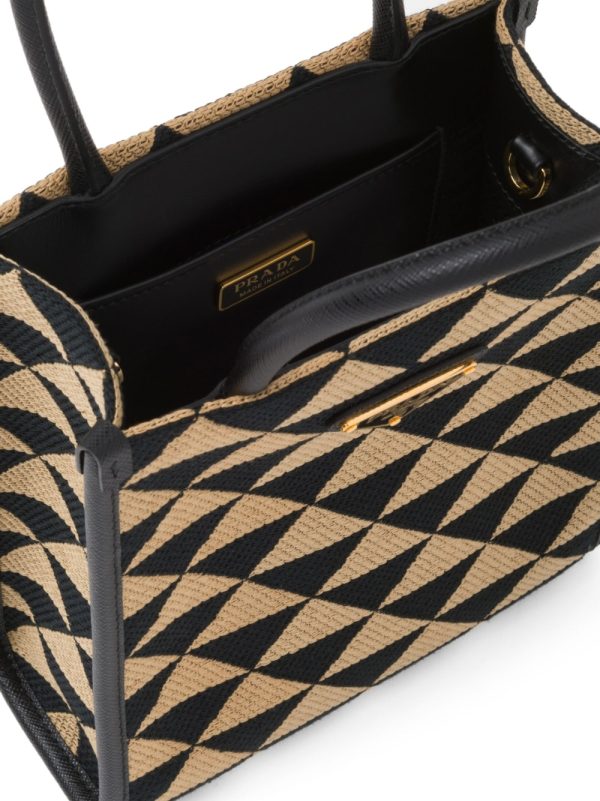 Prada Symbole embroidered mini bag - Image 6