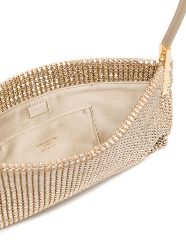 Saint Laurent Suzanne crystal-embellished shoulder bag - Image 6