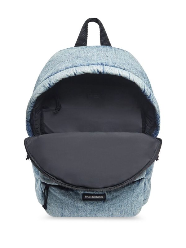 Balenciaga washed denim backpack - Image 6