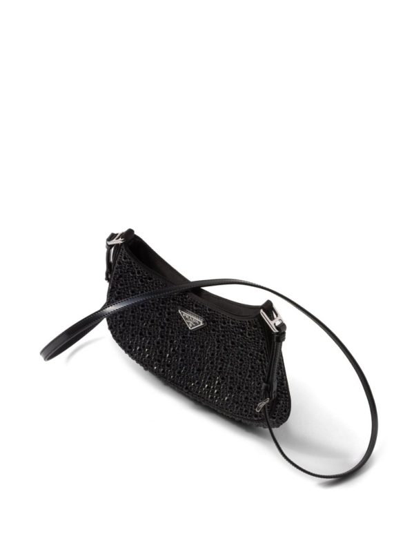 Prada Cleo crystal-embellished shoulder bag - Image 6