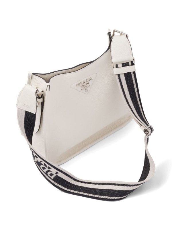 Prada triangle-logo hobo shoulder bag - Image 6