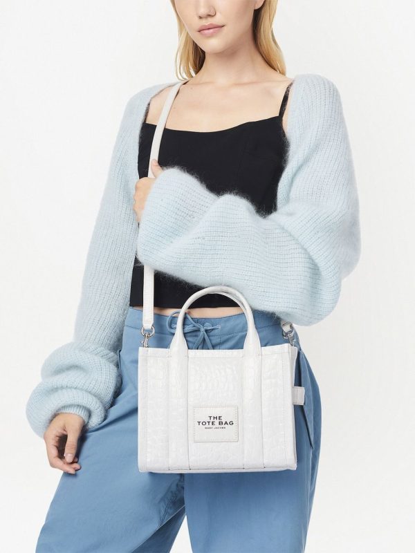 Marc Jacobs The Croc-Embossed Small Tote bag - Image 6