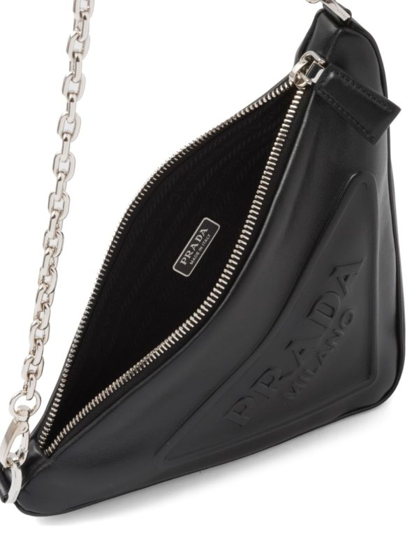 Prada Triangle leather mini bag - Image 6