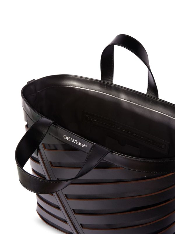Off-White Diag cut-out leather tote bag - Image 6