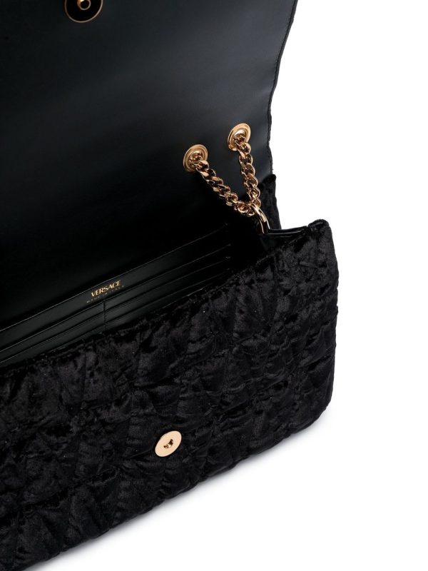 Versace Virtus velvet shoulder bag - Image 5