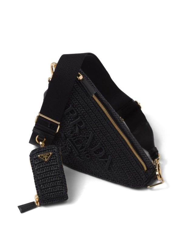 Prada Triangle crochet shoulder bag - Image 6