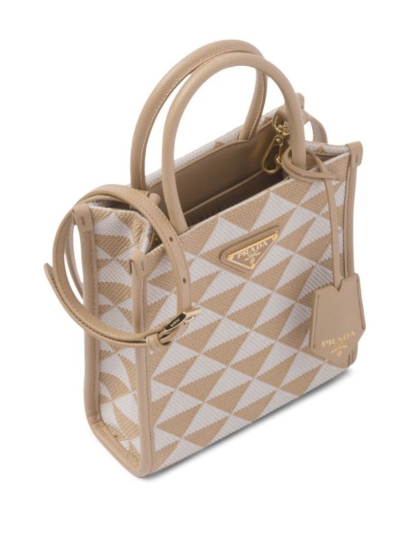 Prada Symbole embroidered mini bag - Image 6