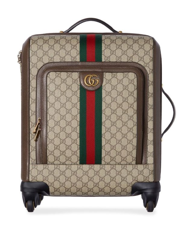 Gucci GG Supreme canvas Ophidia suitcase - Image 6