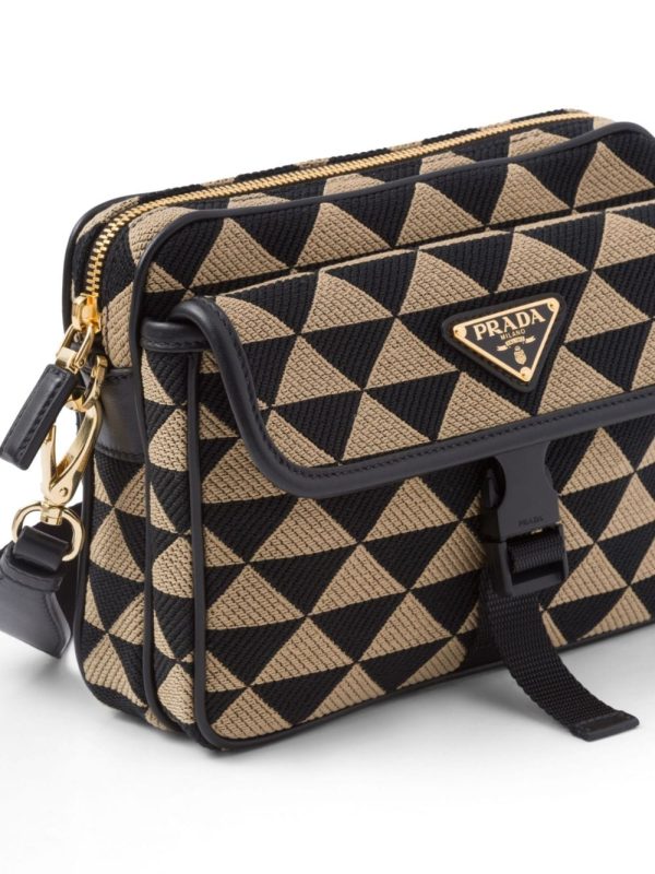 Prada Symbole embroidered shoulder bag - Image 6