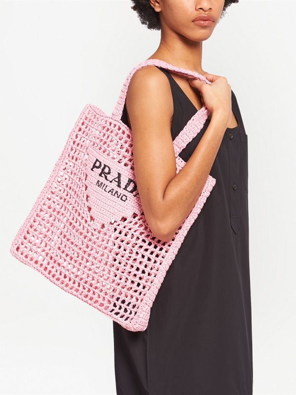 Prada woven tote bag - Image 6