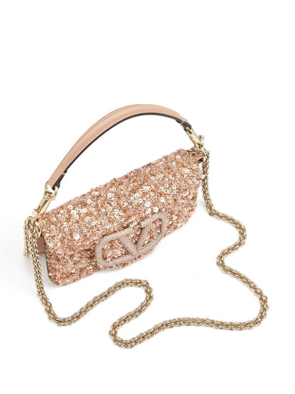 Valentino Garavani VLogo Signature sequin-embellished mini bag - Image 6
