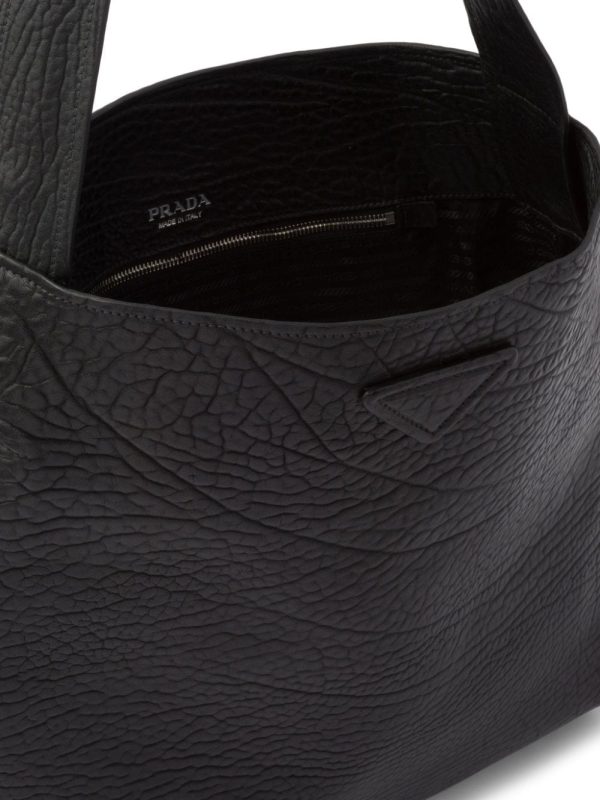 Prada grained leather tote bag - Image 6