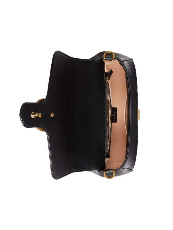 Gucci black GG Marmont small top handle bag - Image 6