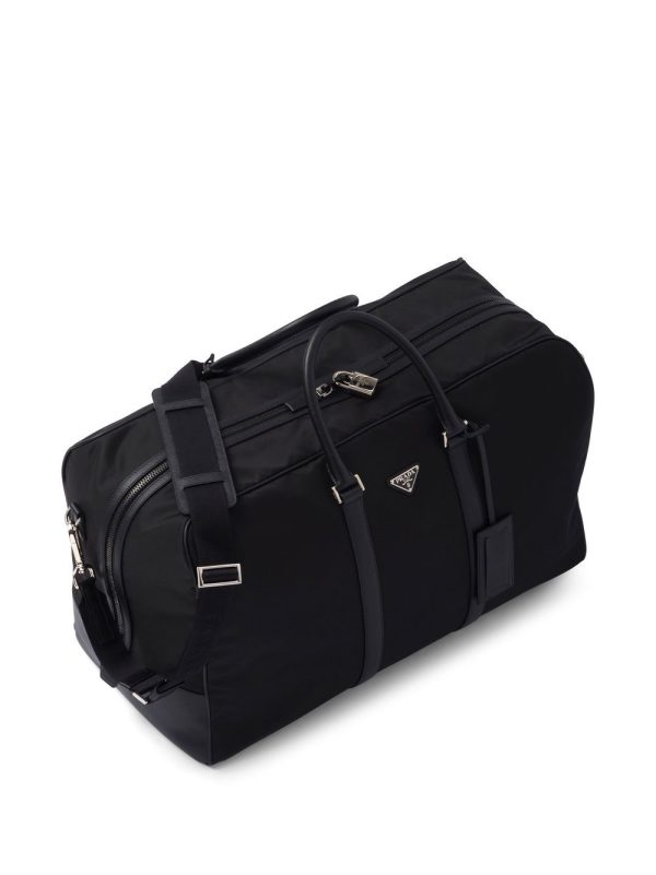 Prada logo-patch duffle bag - Image 6