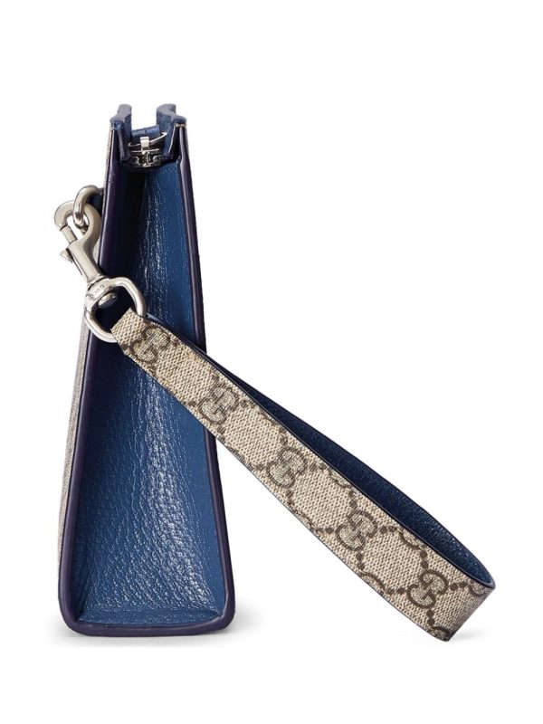 Gucci GG logo plaque monogrammed clutch bag - Image 6
