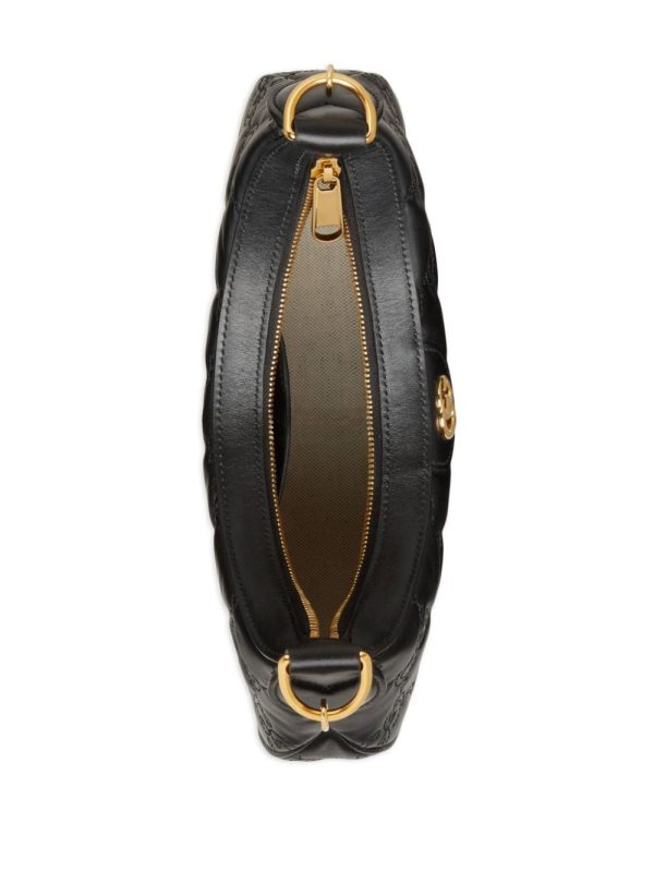 Gucci GG Matelassé half-moon shaped bag - Image 6