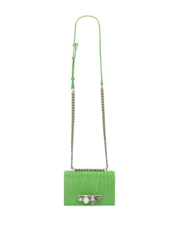 Alexander McQueen mini jewelled quilted satchel - Image 6