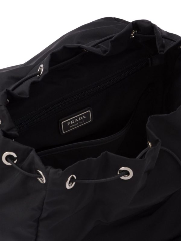 Prada triangle-logo panelled backpack - Image 7