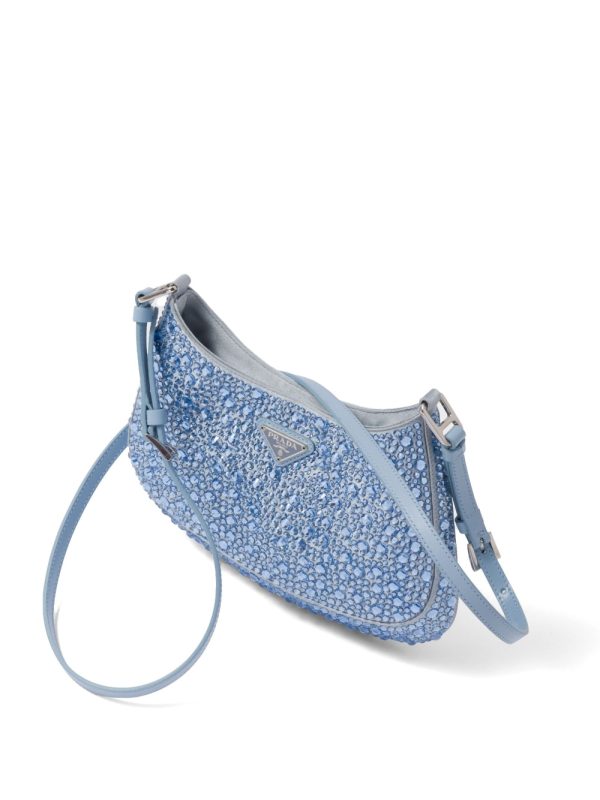 Prada Cleo crystal-embellished shoulder bag - Image 7