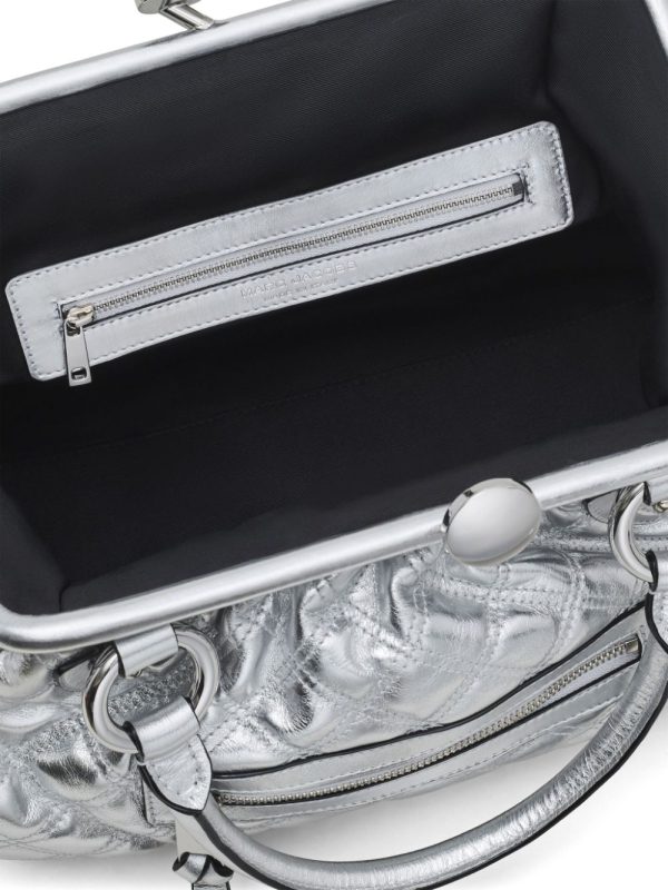 Marc Jacobs Re-Edition Quilted Metallic Leather Stam bag - Image 6
