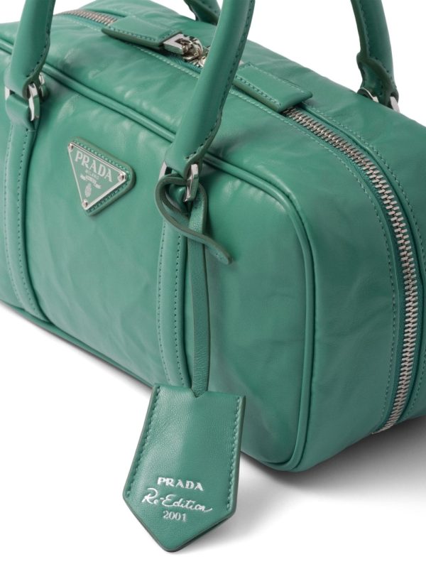Prada small lambskin tote tbag - Image 7