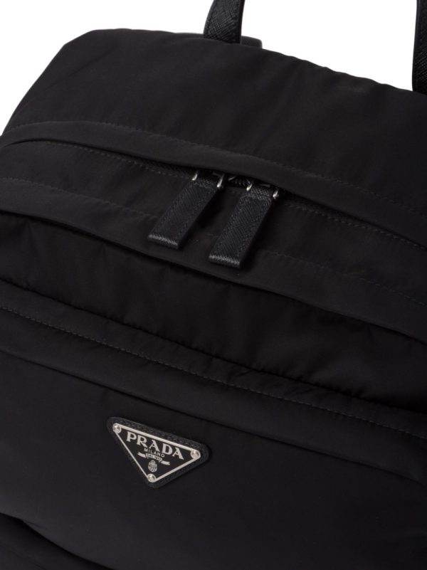 Prada Re-Nylon Saffiano leather backpack - Image 7