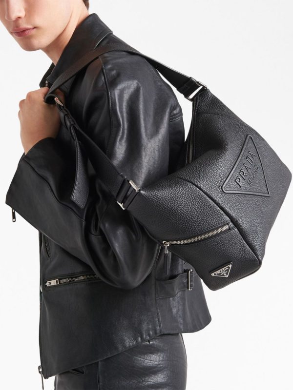 Prada debossed-logo shoulder bag - Image 7