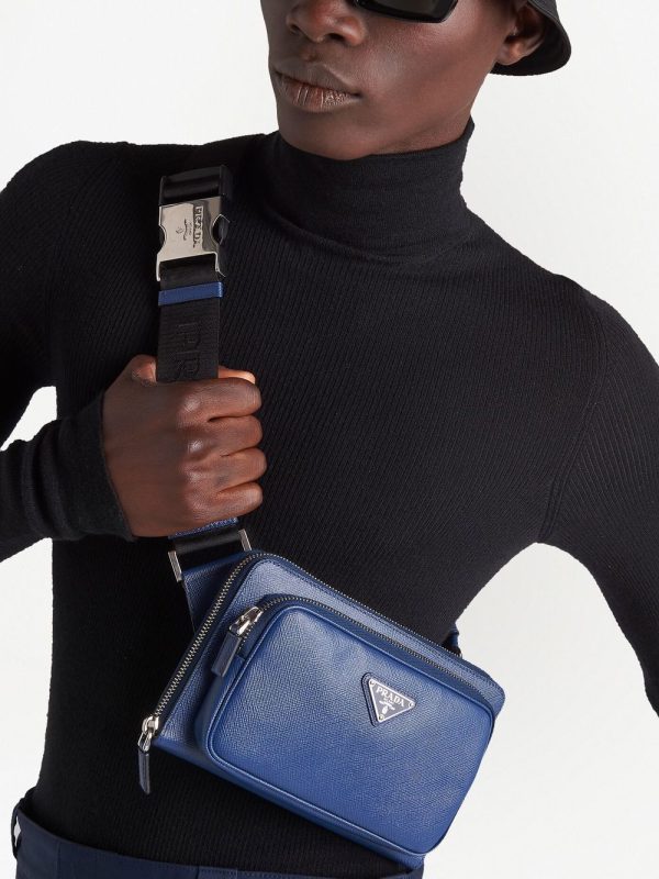 Prada logo plaque crossbody bag - Image 7