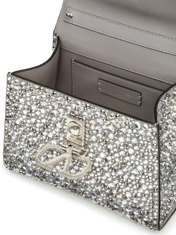 Valentino Garavani VSling crystal-embellished mini bag - Image 7