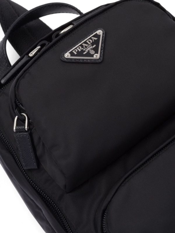 Prada enamel triangle-logo backpack - Image 7