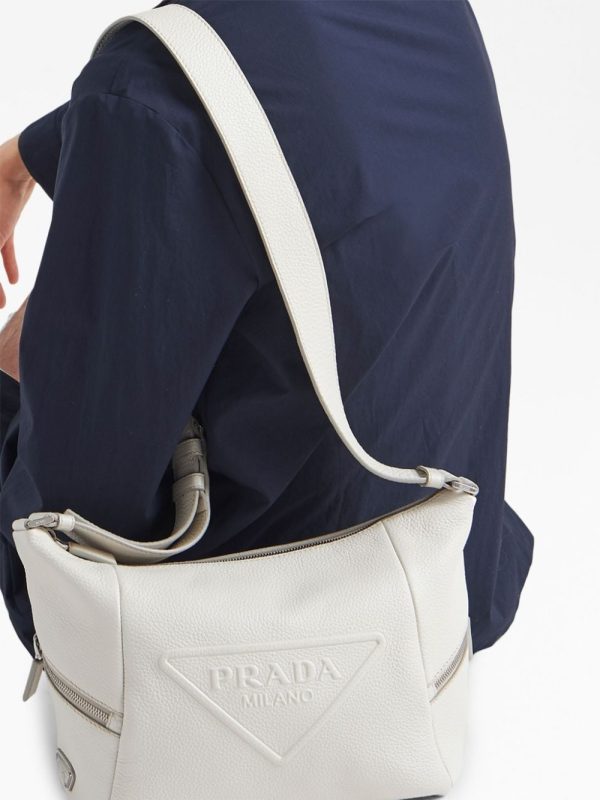 Prada debossed-logo shoulder bag - Image 7