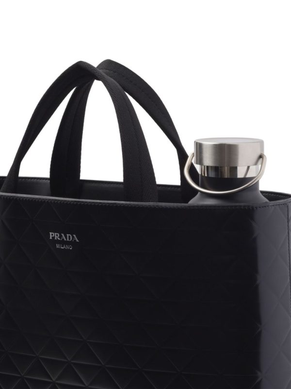 Prada embossed-print leather tote bag - Image 7