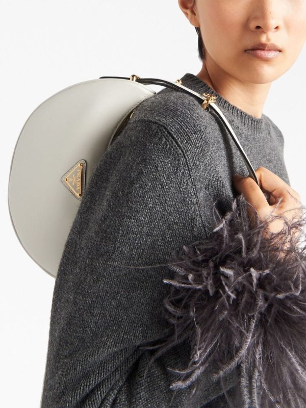 Prada Arqué leather shoulder bag - Image 7
