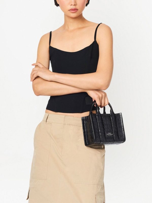Marc Jacobs The Croc-Embossed Mini Tote bag - Image 7