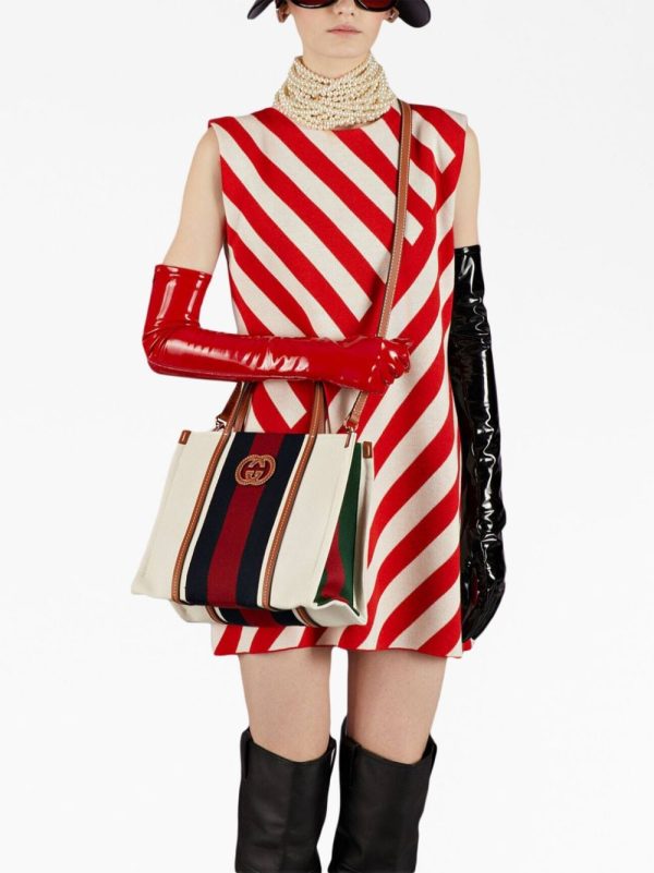 Gucci small Interlocking G logo tote bag - Image 7