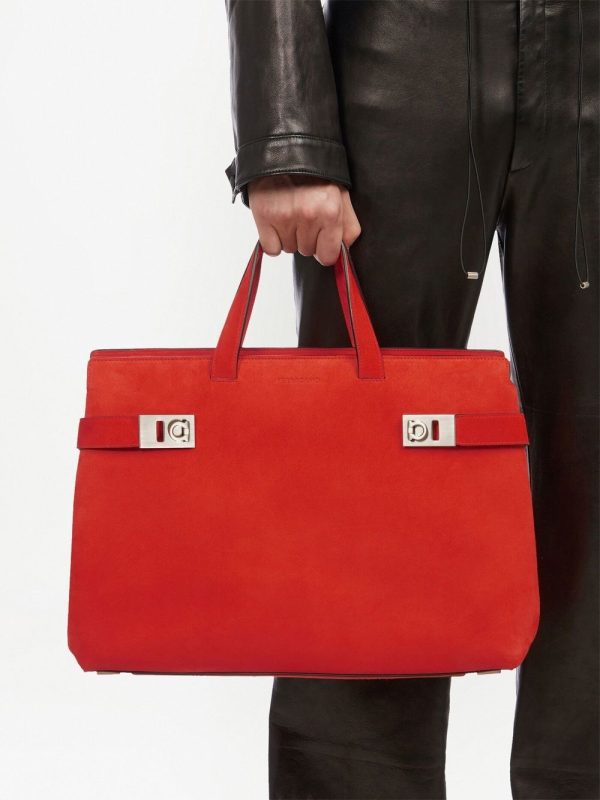 Ferragamo Gancini-fasten large tote bag - Image 7