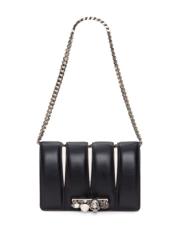 Alexander McQueen Slash studded chain-link bag - Image 7