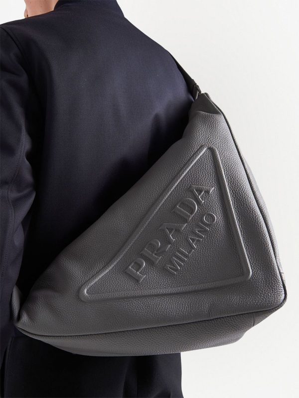Prada Triangle leather messenger bag - Image 7