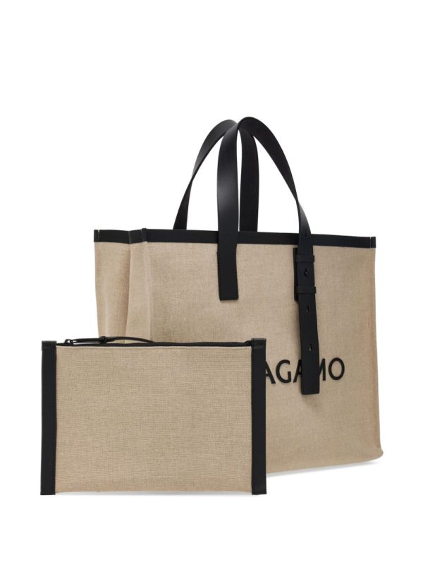 Ferragamo logo-embossed leather tote bag - Image 7