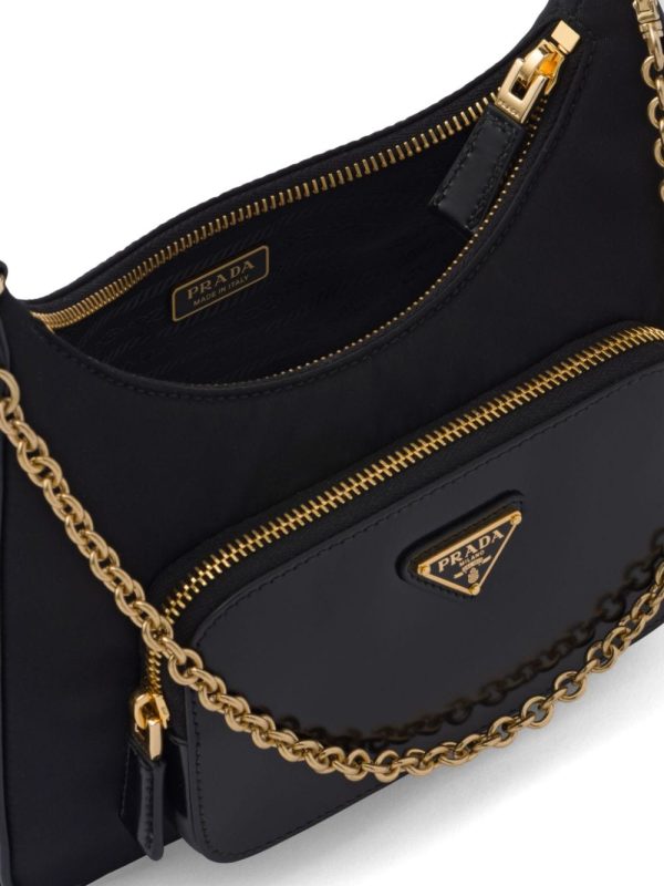 Prada triangle-logo shoulder bag - Image 7