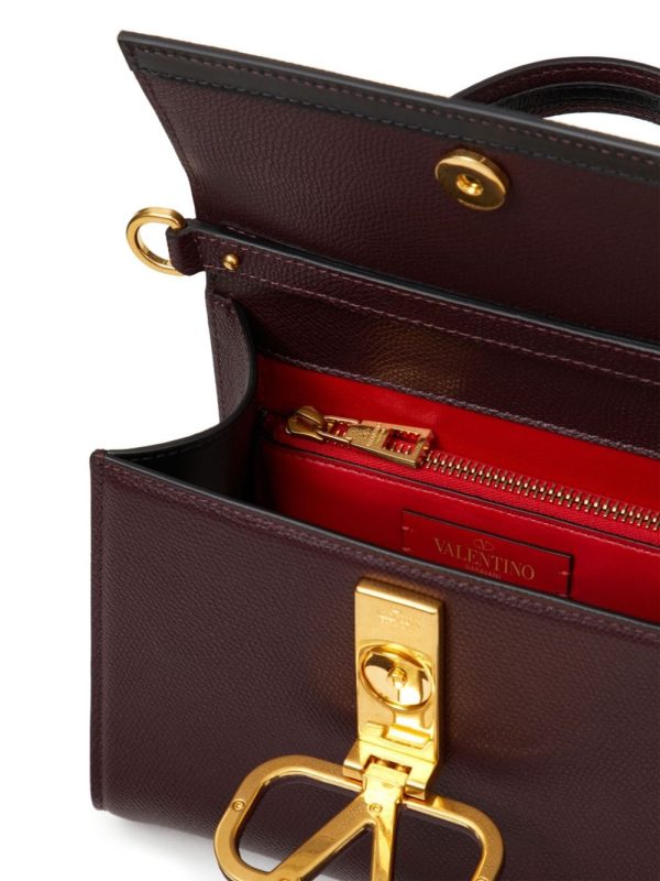 Valentino Garavani small VSling grain-texture tote bag - Image 7