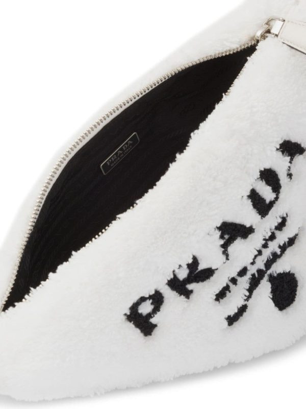 Prada Triangle terrycloth shoulder bag - Image 7