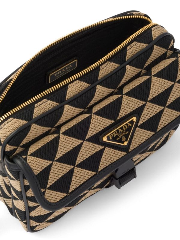 Prada Symbole embroidered shoulder bag - Image 7
