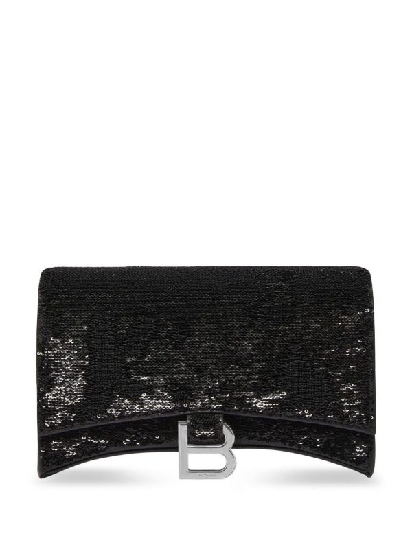 Balenciaga Hourglass sequin-detail chain wallet - Image 7