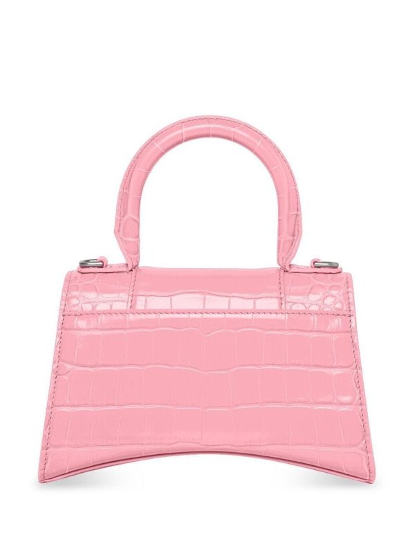 Balenciaga Hourglass crocodile-embossed handbag - Image 2