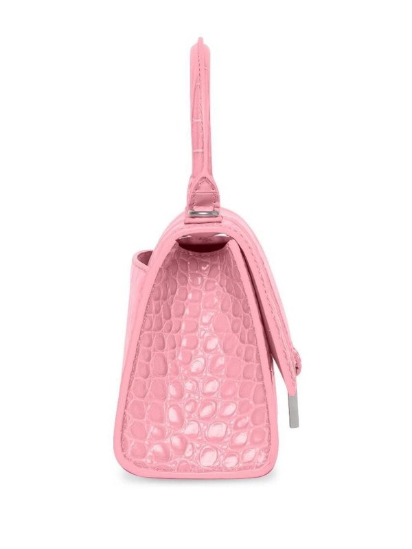 Balenciaga Hourglass crocodile-embossed handbag - Image 4