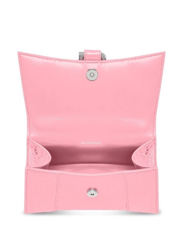 Balenciaga Hourglass crocodile-embossed handbag - Image 5